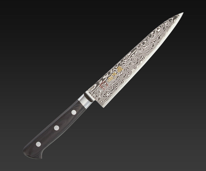 よろしくお願いいたします堺刀司　粉末ハイスダマスカス ペティナイフ 150mm