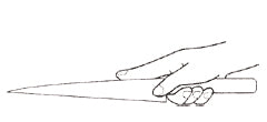 人指し型